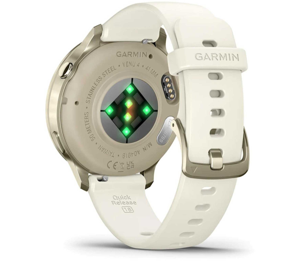 Garmin Venu 4 Lunar gold 41mm z kremowym paskiem - 1363882 - zdjęcie 5